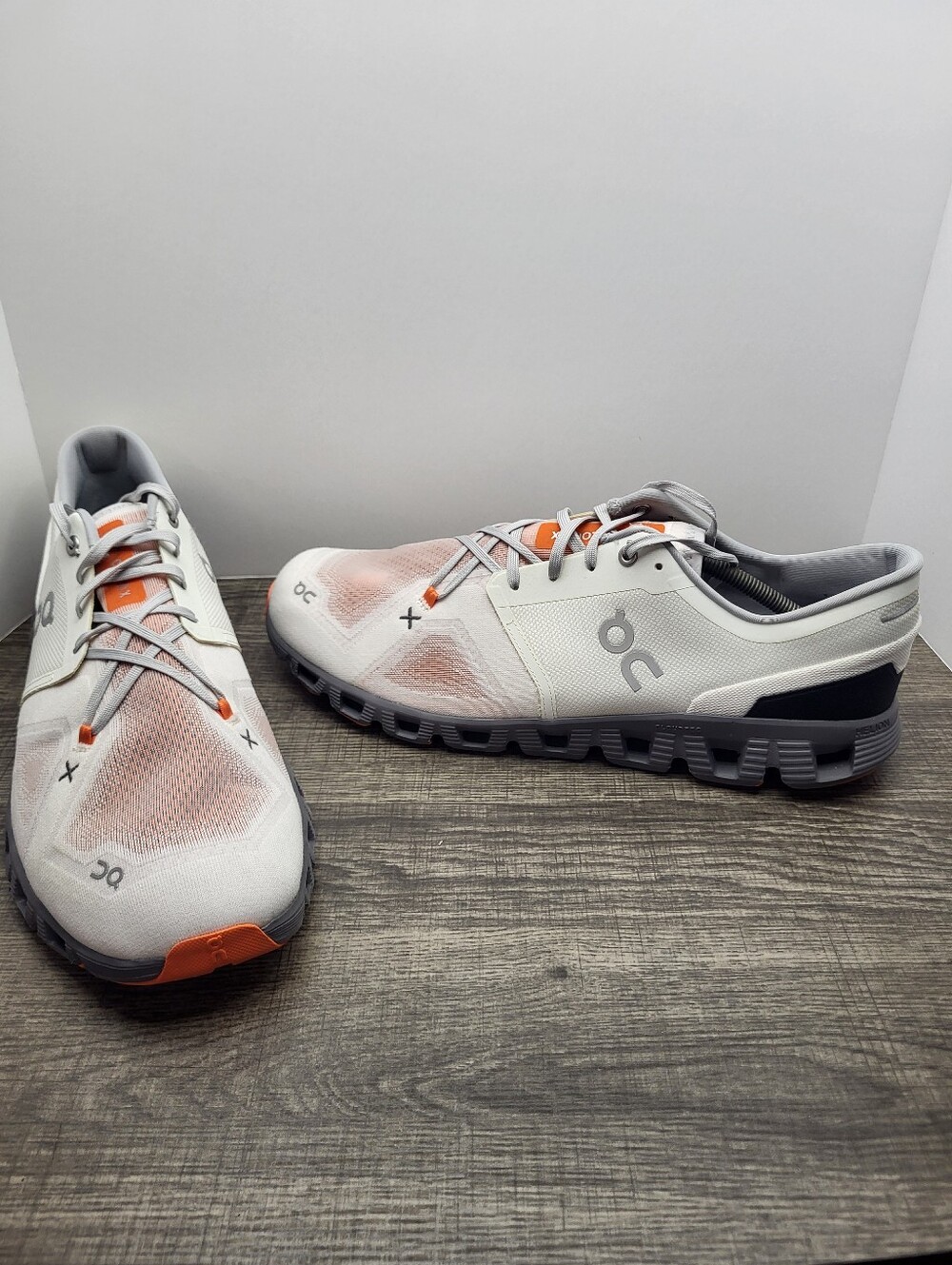 On Cloud X 3 Ivory Alloy Men’s Size 14 Running Training Shoes